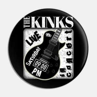 The kinks guitar Pin