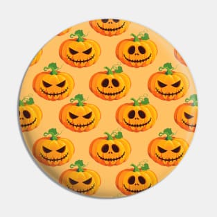 Halloween Pumpkin Orange Pin