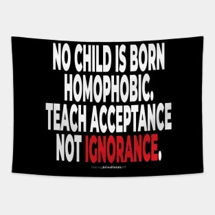 no child is born homophopic.... - human activist - LGBT / LGBTQI (135) Tapestry