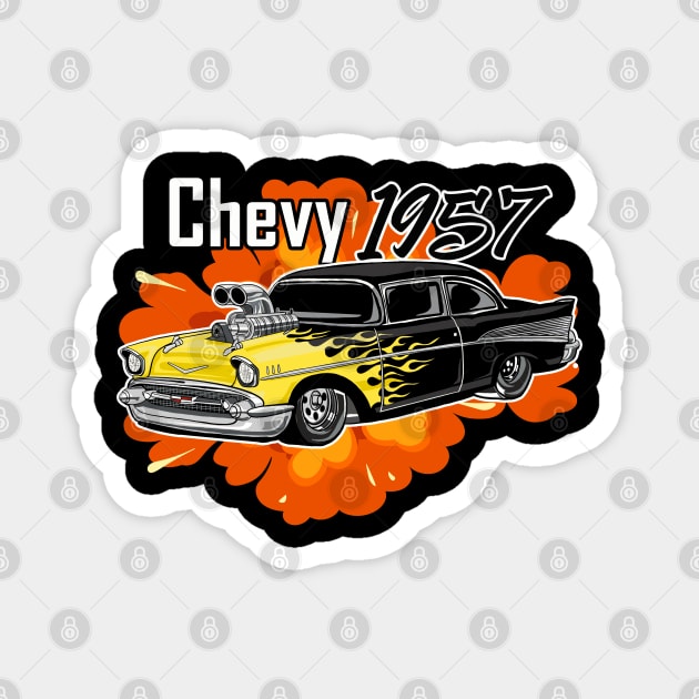 CHEVY 1957 Magnet by depank