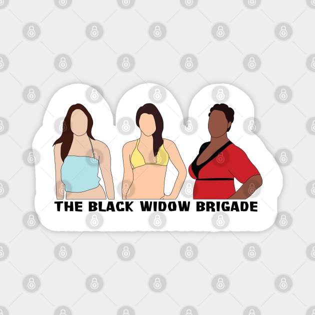 The Black Widow Brigade Magnet by katietedesco