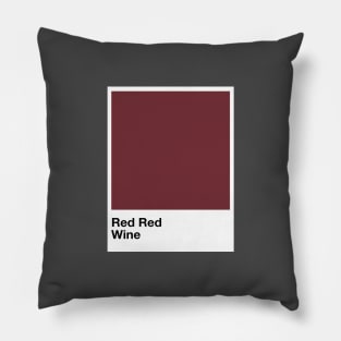 Pantone Red Red Wine Pillow