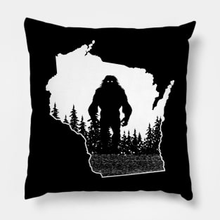 Wisconsin Bigfoot Pillow