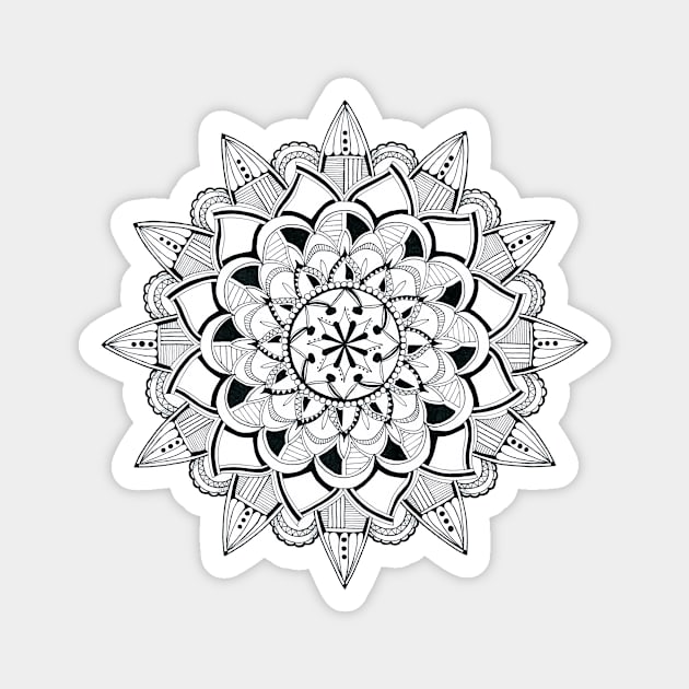 Mandala - representation of the universe Magnet by kittyvdheuvel