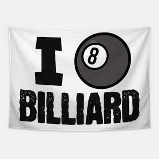 I love billiard ball Tapestry