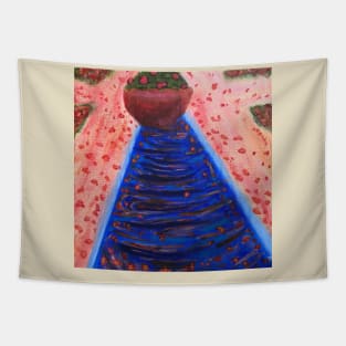 Rose Petals in Water Tapestry