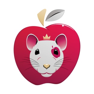 Red Apple Tees - Rat King and Apple T-Shirt