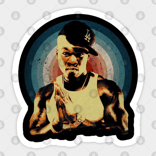 G-Unit Legacy Vintage 50 Cent Hip-Hop Tee - 50cents - Sticker