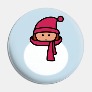 Snowwoman Pin