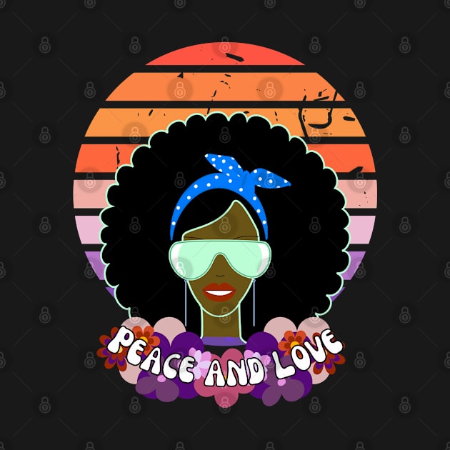 Peace & Love Retro Babe by ANB1212