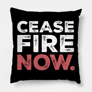 Ceasefire Now Pillow