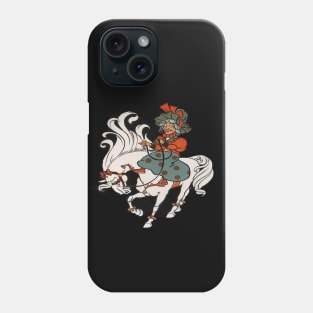 Women riding horse. Phone Case