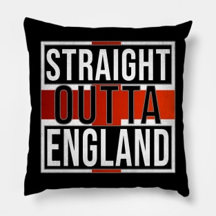 Straight Outta England - Gift for  From England in English St Georges Flag,GB,David Cameron,theresa may,tony blair, Pillow