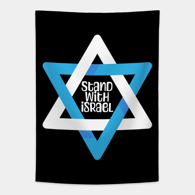 Stand With Israel Tapestry by Mey Designs