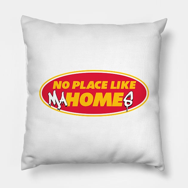 No place like Mahomes - White Pillow by KFig21