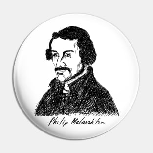 Philip Melanchthon. Christian figure. Pin