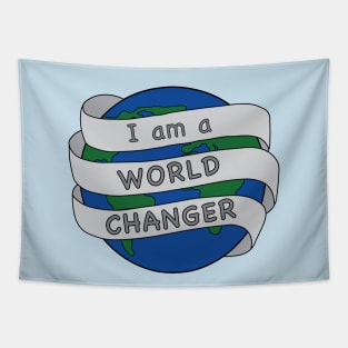 I am a World Changer Tapestry