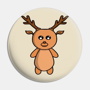 A Docile Deer Pin