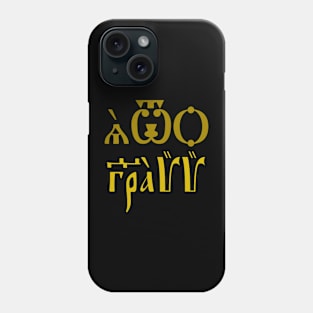 Unique Lettering T-Shirt Design Phone Case