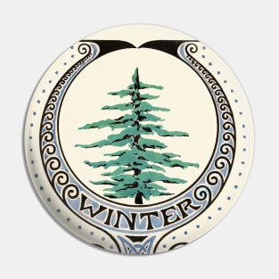 Winter tree Pin