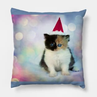 Christmas Kitten Pillow