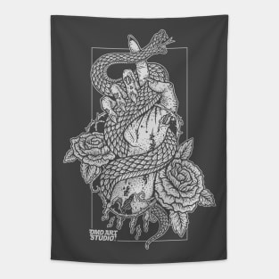 Snake Hand DMD Art Studio Merch Tapestry