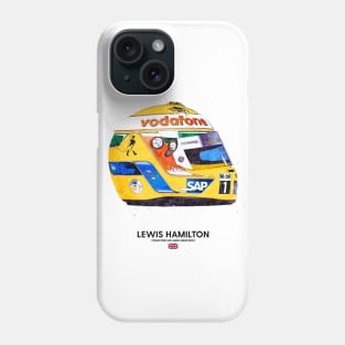 F1 2008 Lewis Hamilton Crash Helmet Phone Case