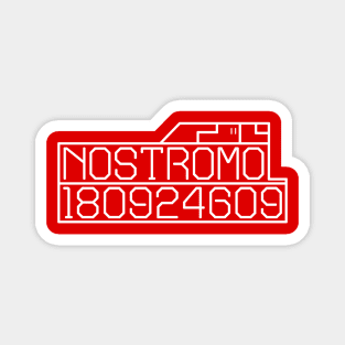 Nostromo Boot Screen Graphic Magnet