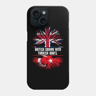 British Grown with Turkish Roots UK Flag England Britain Union Jack Phone Case