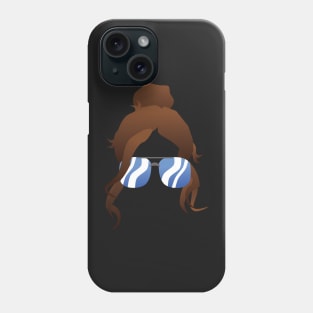 Brunette Messy Bun Phone Case