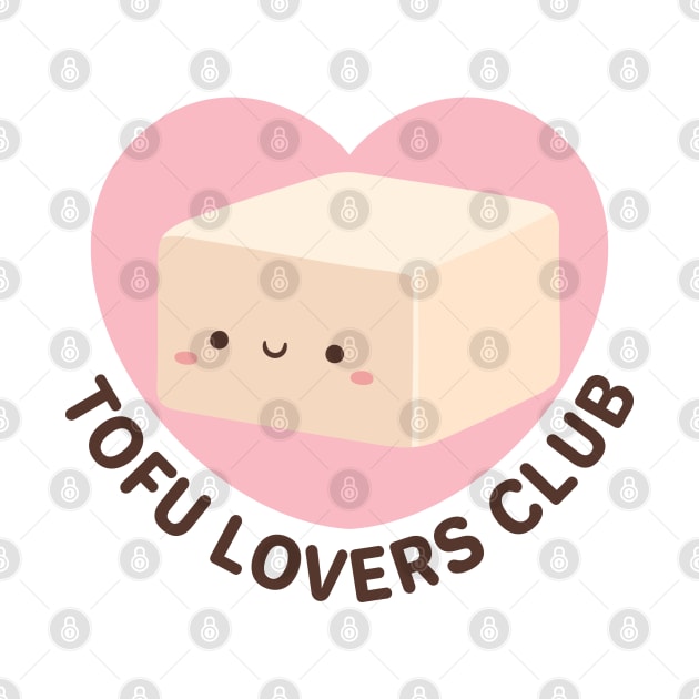 Cute Tofu Lovers Club by rustydoodle