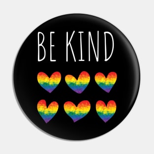 LGBTQ | Be Kind | Pride Gift | Rainbow Gift | LGBTQ Ally | LGBTQ Gift Idea | Love Is Love | Human Pin