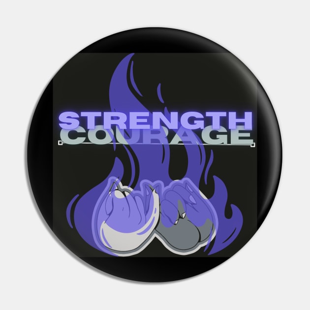 Strength and Courage Pin by ADM_Store