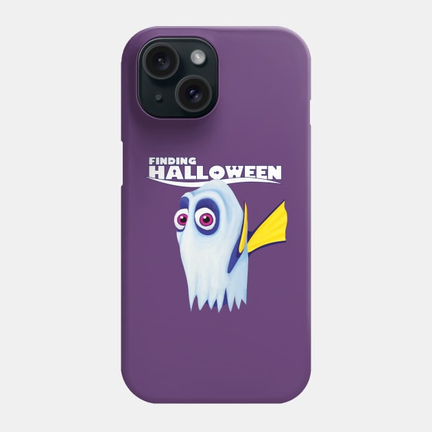 Finding Halloween Dory Ghost Fish Phone Case by ZZDeZignZ