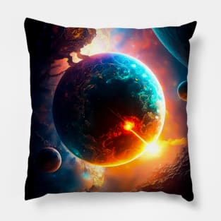 Blue Planet Pillow