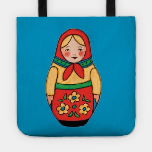 matryoshka nesting doll Tote