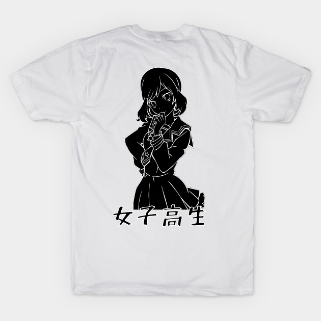 Discover SCHOOL GIRL - SAD JAPANESE AESTHETIC - Anime And Manga - T-Shirt