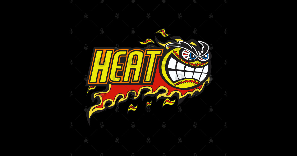 Heat Softball Logo Heat Softball TShirt TeePublic