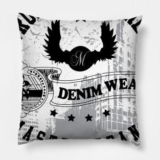 Denim wear Pillow