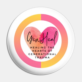 GenHeal Logo Pink Pin
