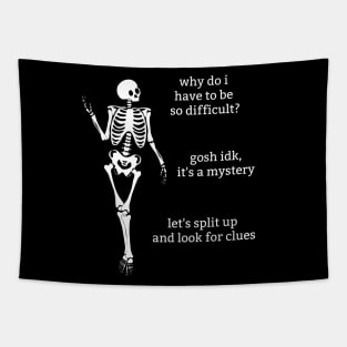 Sassy Skeletons: "Being Difficult" Tapestry