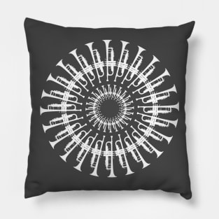 Trumpet Circle Pillow