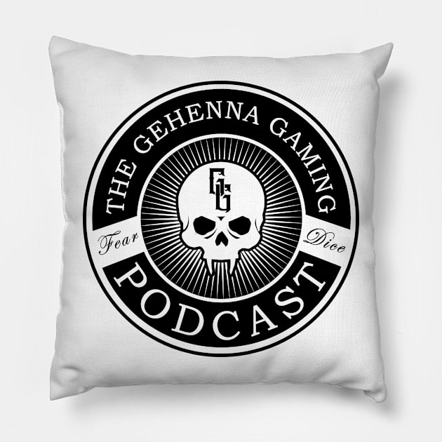 Gehenna Gaming Podcast Pillow by highcouncil@gehennagaming.com