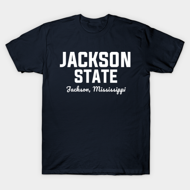 Jackson State - Jackson Mississippi (Cursive, White) - Jackson State University - T-Shirt