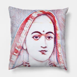 Adi Shankara Portrait | Adi Shankara Artwork | Line Art Pillow