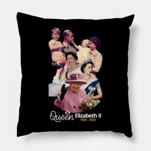 queen elizabeth Pillow