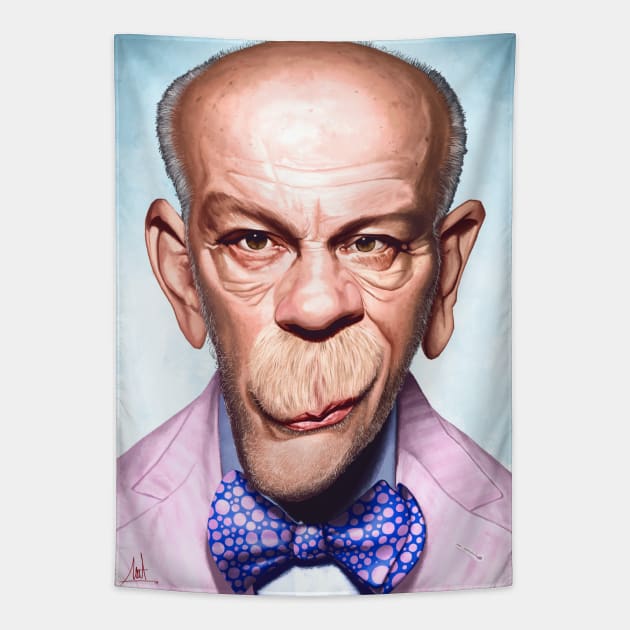 John Malkovich Tapestry by metmangindaan