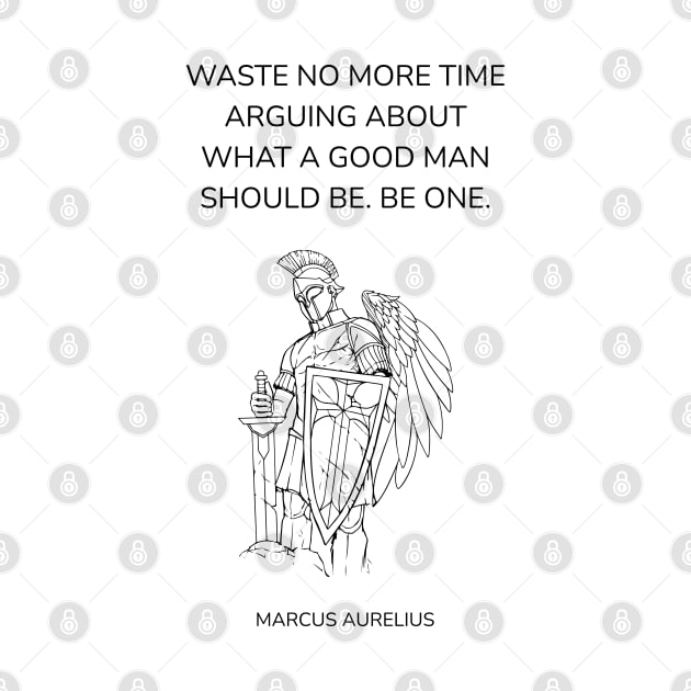 Marcus Aurelius Stoic Quote by Stoic King