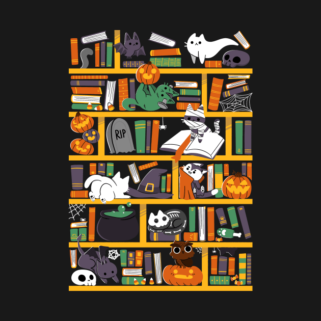 Halloween Library by TaylorRoss1