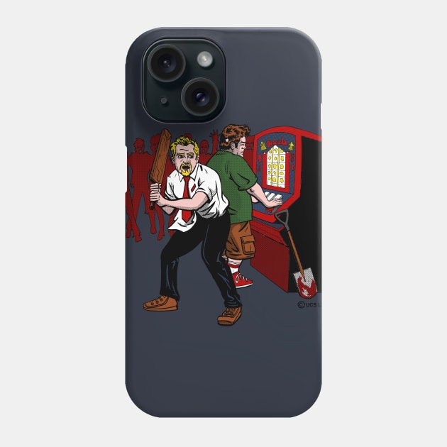 Shaun and Ed and the Undead Phone Case by blakely737